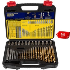 11135ZR 35 Piece Master Screw Extractor Drill Bit Set Bolt Stud Fastener Remover