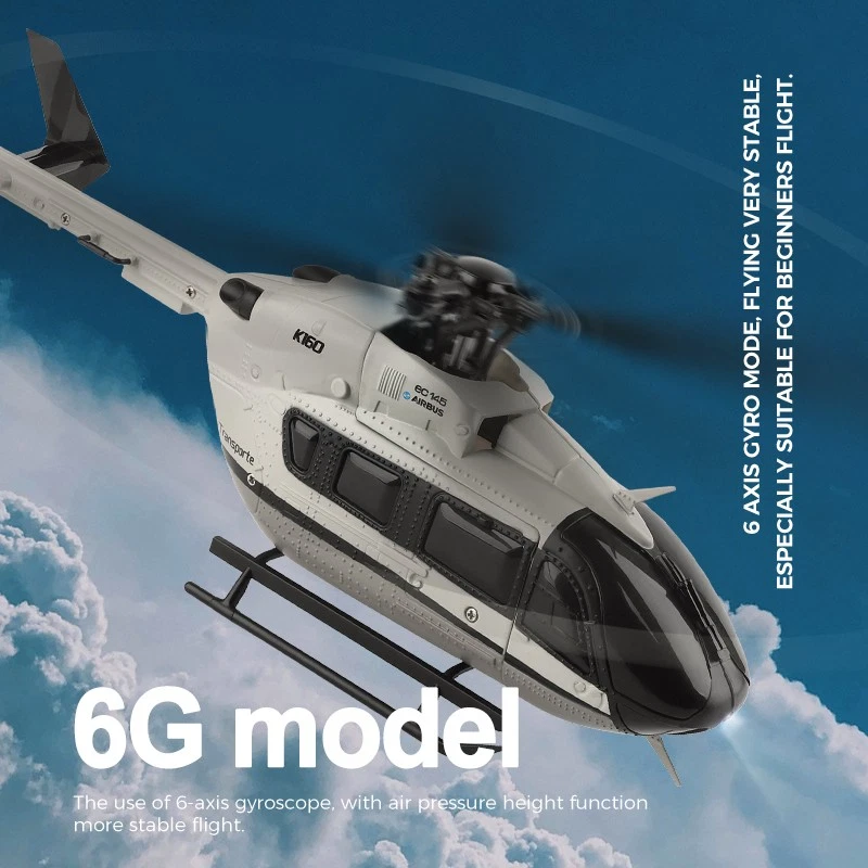 NEW RC HELICOPTER 4 Blade EC-145 AIRBUS K160 Gyro Stabilization 6G 4CH 2.4g-RTF - Image 4 of 4