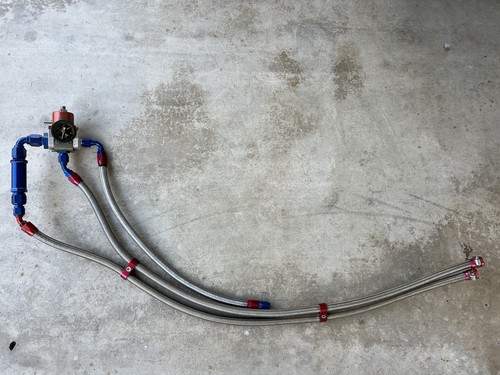 Fuel Tuck System for Honda Civic Acura AN Braided Lines Fuel Regulator Universal - Picture 7 of 7
