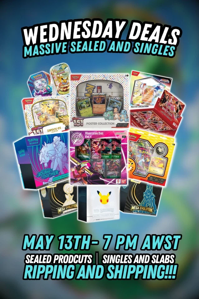 $1 Auction | Singles | Slabs | Sealed 🔥
