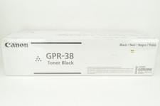 Genuine Canon GPR-38 Black Color Toner Cartridge imageRunner - NEW SEALED