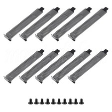 10PCS Black PVC PCI Slot Cover Filter Blanking Plate 12.2x2cm for PC Computer
