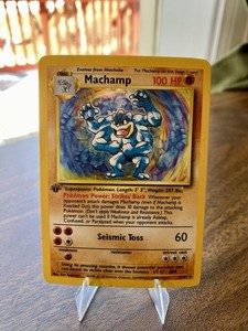 1995 machamp pokemon card value Pokemon Basic Common Card main image 1