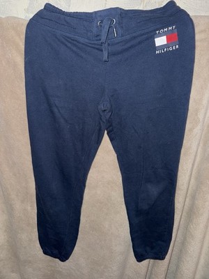Tommy Hilfiger Women's Blue Jogger Pants M Drawstring
