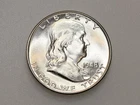 1948-P 50C FRANKLIN SILVER HALF DOLLAR GEM BU