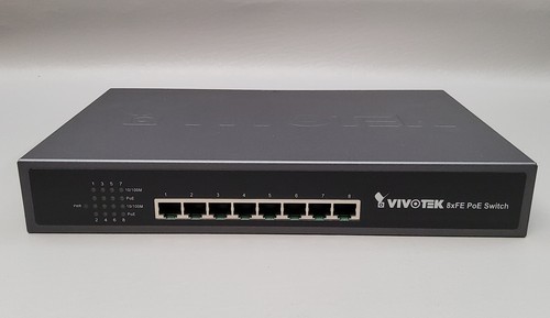NEW Genuine Vivotek AW-FET-080A-120 8 Port Unmanaged PoE Switch - 第 2/5 張圖片