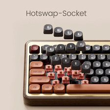 Akko MU02 75% Mechanical Keyboard Walnut RGB Wireless Hot Swap 5