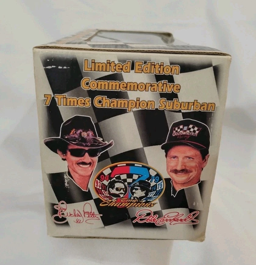 Dale Earnhardt & Richard Petty 7 TIMES Champions Split Nascar Suburban 1994(new) - Image 4 of 4