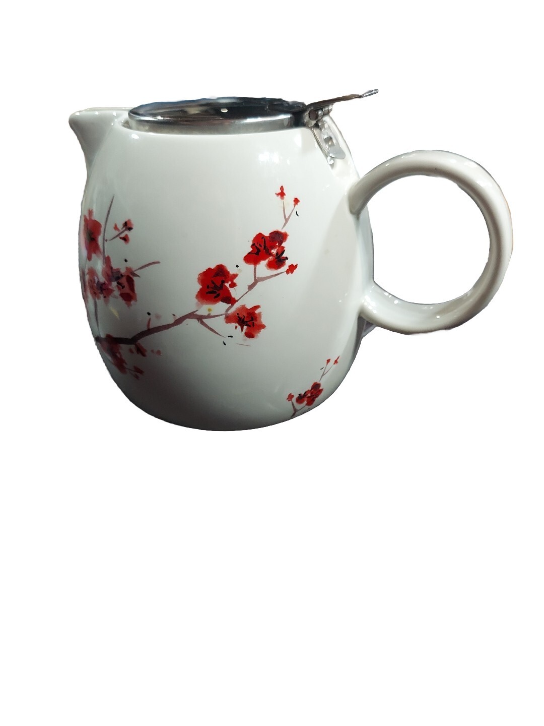 Tea Forte Pugg Cherry Blossom Teapot Infuser. V G Condition eBay