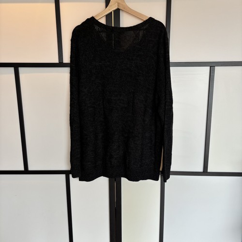 CJ Banks Sweater Gray Heathered Knit Lightweight Women’s 2X Capsule Minimal NWT - Picture 9 of 12