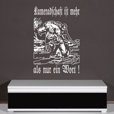 Wall decals camaraderie is more than just a word type comrades 45x66cm #a3685