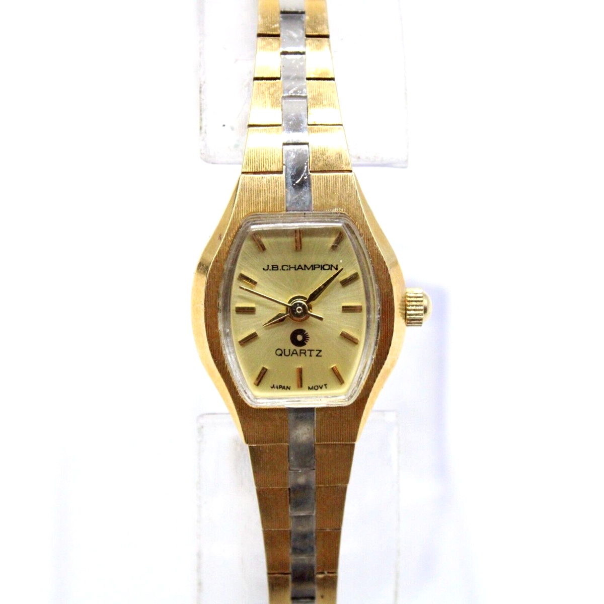 J.B Champion Watch Womens Gold Tone Stainless Steel Classic 