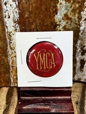Antique Fabric YMCA Button Pinback Cincinnati OH Pettibone Mfg Co.
