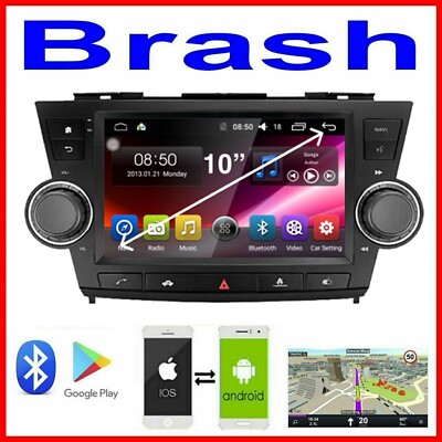 for KLUGER GRANDE 2007-13 6/128 PRO SERIES GPS CARPLAY ANDROID AUTO 360 CAMERAS