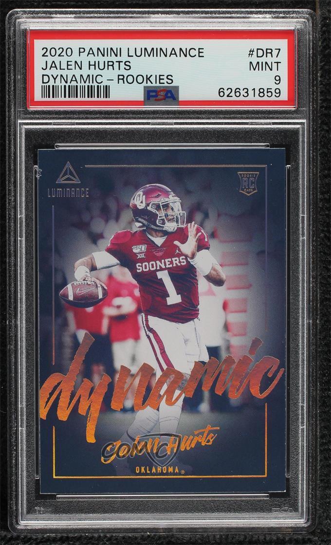 Jalen Hurts Panini Luminance Dynamic #DR7 Rookies