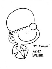 Mort Walker- Signed Sketch (Cartoonist)