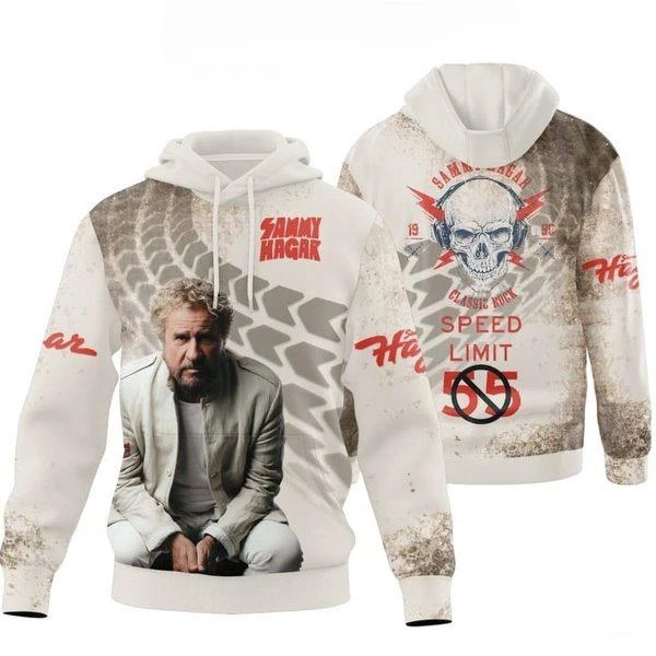 Sammy Hagar Classic Rock Speed Limit 55 Hoodie