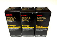 3 Pk GNC Mega Men Energy-Men's One Daily Multivitamin- Exp5/24-180 Total Caplets