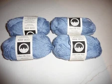 LOT OF 4 - CLASSIC ELITE YARNS BAM BOO YARN Color 4947 Blue - Free Shipping