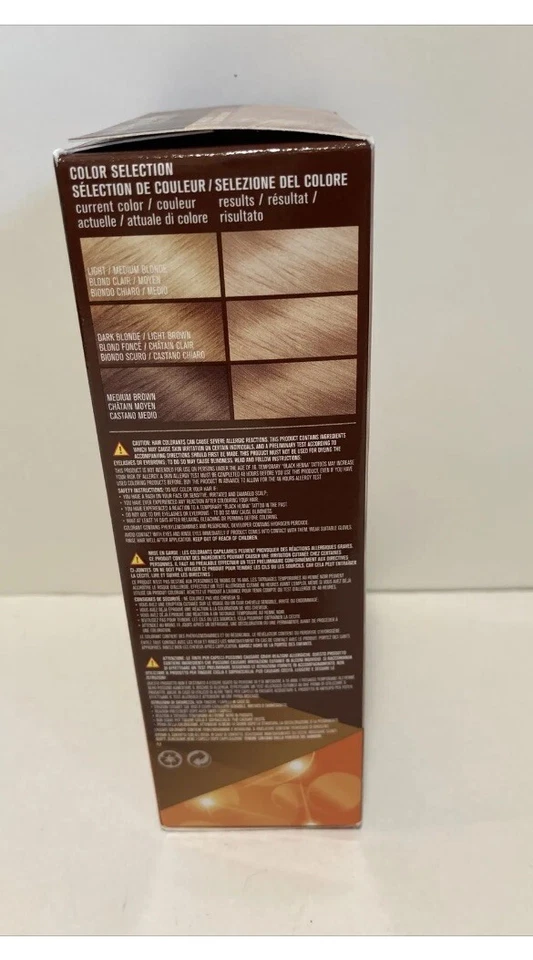 Nuevo tinte de cabello Revlon Colorsilk 73 RUBIO CHAMPÁN permanente hermoso color Foto 4 de 4