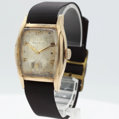 Vintage 1956 Bulova Faceted Crystal Men display picture 2