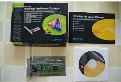 unex NexNIC ND012C 10/100 Mbps Fast Ethernet PCI Adapter OVP RTL8139C