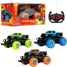Kids RC Big Wheel Remote Control Monster Truck All-Terrain Off Road Pickup Toy