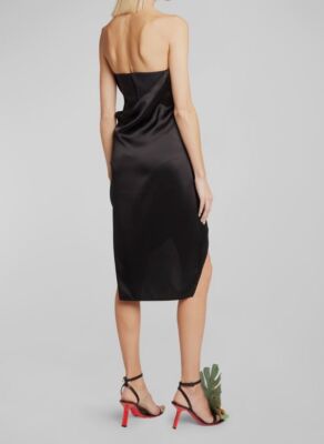 loewe bodycon dress Loewe pre-owned black high neck knit dress - size M main image 1