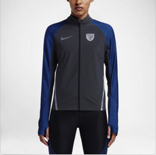 NWT Women's Nike NikeLab Gyakusou Stadium Jacket Silver Blue Small S 856252 004