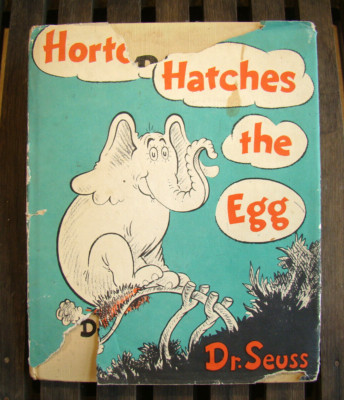 Horton Hatches The Egg ~1940 1st Ed.~ Seuss Elephant Children's Classic Vintage