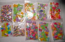 500pc Mixed Novelty Dessert Candy Charm Flatback Resin Scrapbook Craft Cabochons