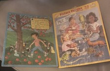 2 25-pc Vintage Picture Puzzles