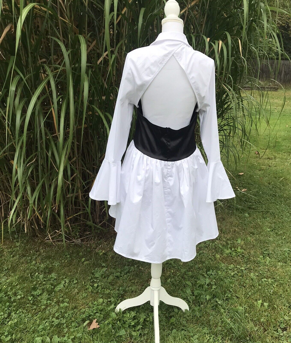 Akira Corset Dress XL White Back to Business Costume CosPlay