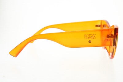 Victor Glemaud x Target Transparent Orange Thick Sunglasses | eBay