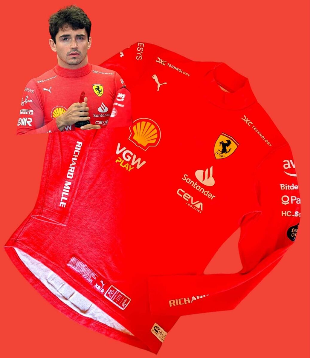 F1, FORMULA 1 CHARLES LECLERC SIGNED ORIGINAL RACE USED F1, FORMULA 1 CHARLES LECLERC SIGNED ORIGINAL RACE USED