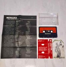 Metallica 1988 And Justice for All Taiwan Edition Cassette Tape w/ Promo Insert