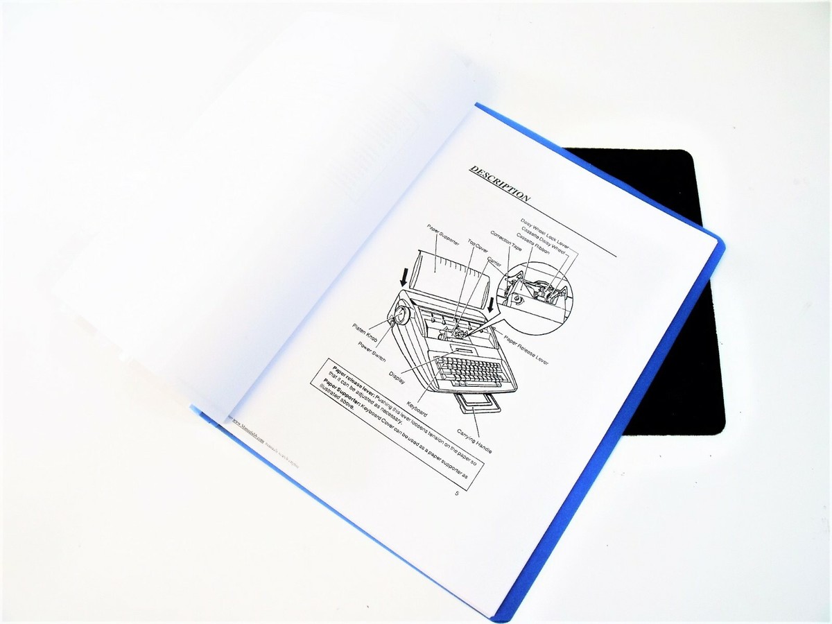 User's Guide Manual Directions, For Brother SX-4000 Electronic