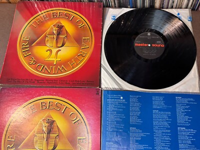 EARTH, WIND & FIRE The Best Vol. I JAPAN MASTER SOUND LP RECORD