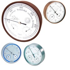 TFA 20.2027 Domatic Wetterstation analog Thermometer Hygrometer Barometer Metall