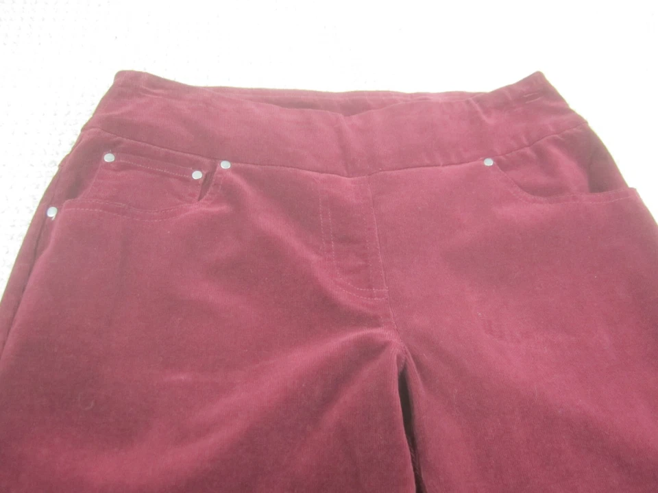 Ruby Rd Pants Womens 4P Petite Casual w/Pockets Stretch Fabric Tapered Leg - Image 2 of 4