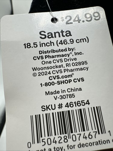 CVS Mariachi Santa With Guitar New NWT 2024 18.5 Inch - Picture 3 of 5