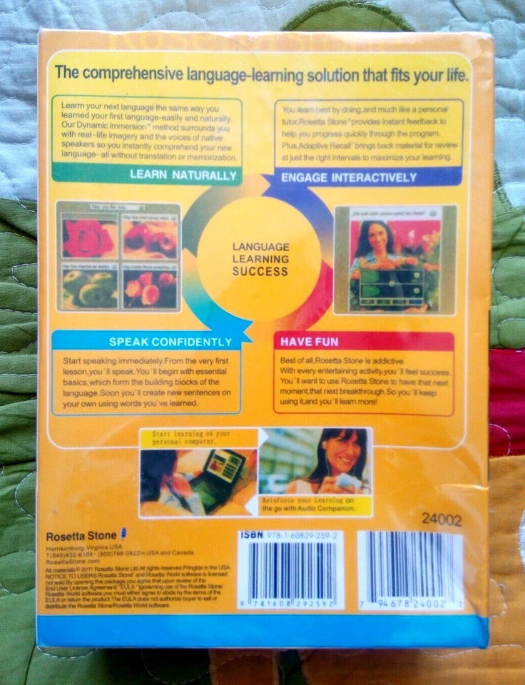 ROSETTA STONE TOTALE SPANISH (LATIN. AMERICA) LEVEL 1, 2, 3, 4 & 5 (NEW VERSION) - Image 2 of 2
