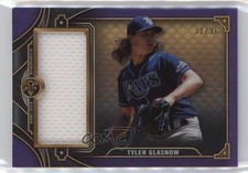 2022 Topps Triple Threads Single Jumbo Relics Amethyst 21/36 Tyler Glasnow 19wt