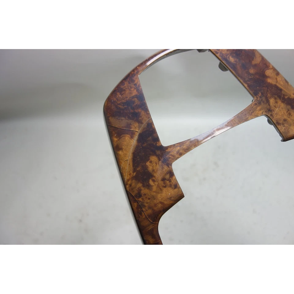 2002-2003 BMW E65 E66 7-Series Front Center Console Wood Trim Walnut w Inlay OEM — 第 4/4 张图片