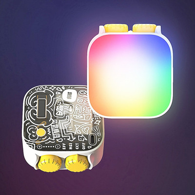 Funsnap TOFU Portable RGB Led Video Light Lamp Magnetic LED Photography Lighting