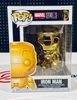 Funko Pop! Marvel Studios Iron Man Gold #375 Vaulted w/Protector FREE SHIP