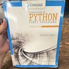 Cengage Fundamentals of Python: First Program...