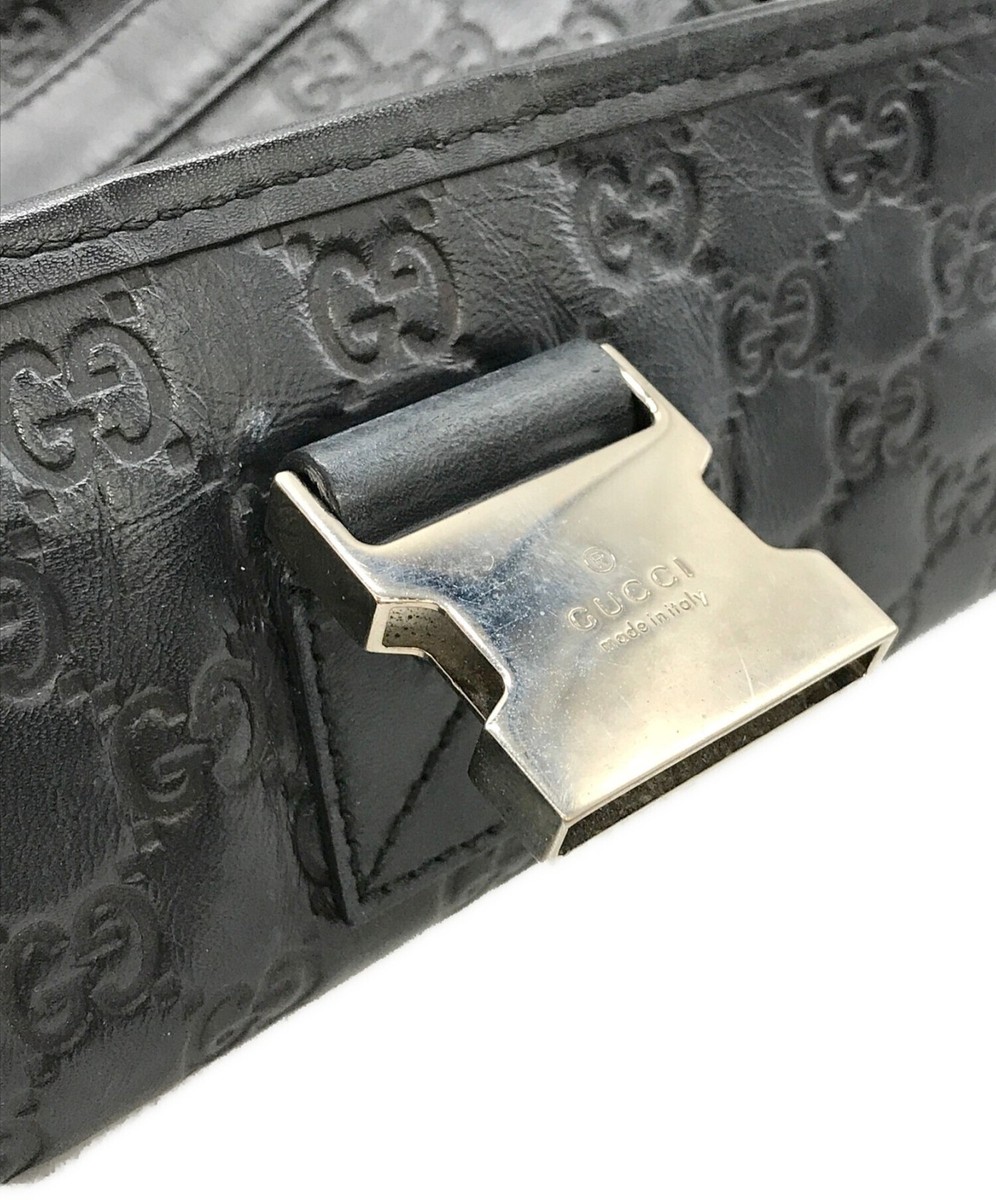 Authentic Gucci Gucci Sima Gucci Shima Shoulder Bag 246067 Black