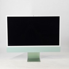 iMac 24 Green 2021 3.2 GHz M1 8-Core CPU 8-Core GPU 8GB 256GB SSD Cracked Screen