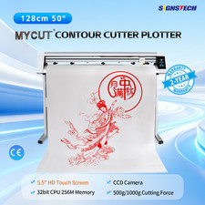 DELUXE 50" Vinyl Tint Cutter Plotter Contour Cutting 5.5" Touch Screen LATEST 